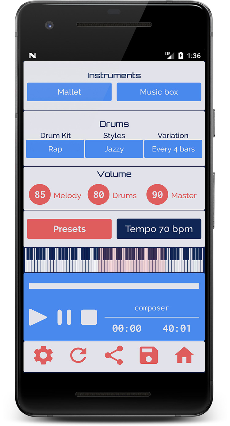 Main Screen Composer